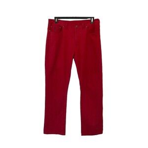 Polo Ralph Lauren Jeans Mens Red Straight Size 36x32